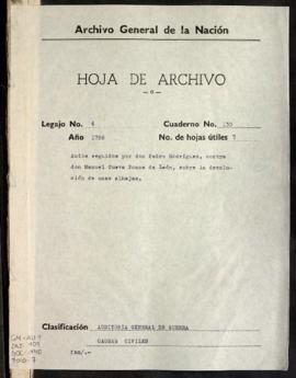 Devolución de alhajas