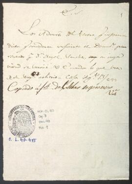 Presentación de documento