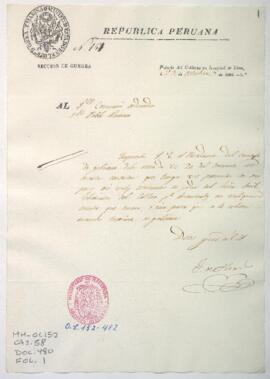 Cantidad de dinero en poder del gobernador