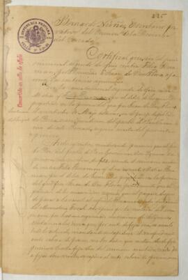 Testimonio de condena