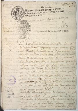 Deuda en la contaduría de la Aduana