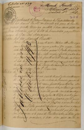 Testimonio de condena