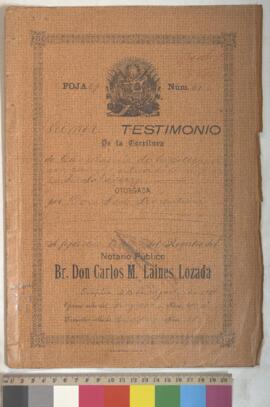 Testimonio de cancelación de hipoteca