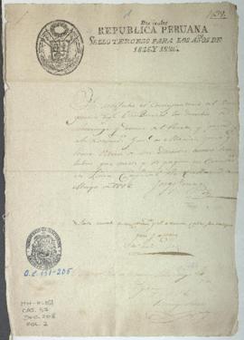 Solicitud de licencia de salida para barco