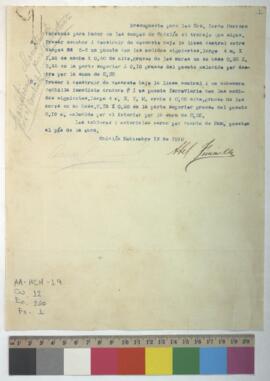 Presupuesto de obra.