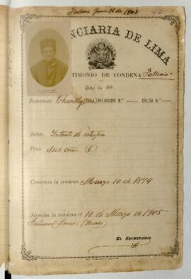 Testimonio de condena