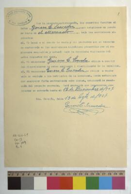 Convenio de venta en el mercado