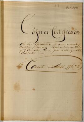 Testimonio de condena