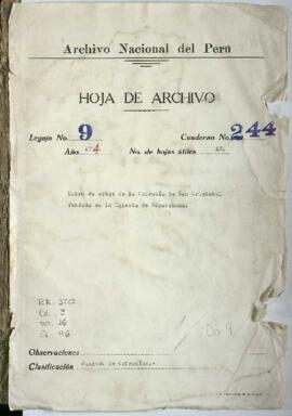 Libro de ingreso de bienes