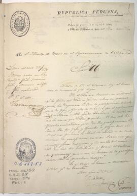 Disposición para cubrir gastos del Estado