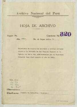 Cuentas de entradas y salidas