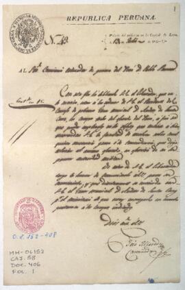 Disposición del ejército para el Consejo de Gobierno