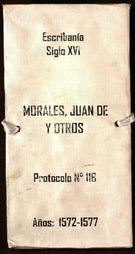 Protocolo notarial de Juan de Morales