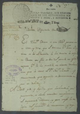 Entrega de documento