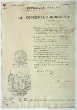 Nombramiento de Escribano del Estado