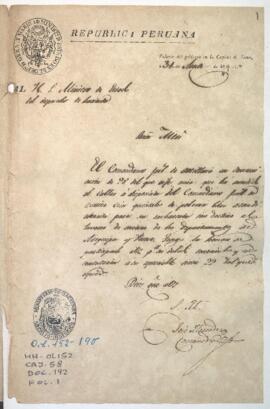 Embarque de quintales de pólvora para minas