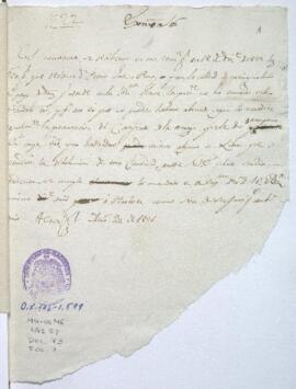 Reclamo de Pedro José Roca