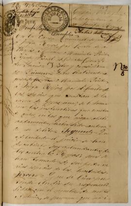 Testimonio de condena