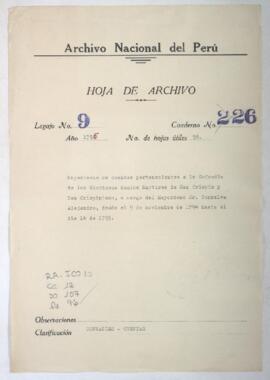 Cuentas de cargo y data