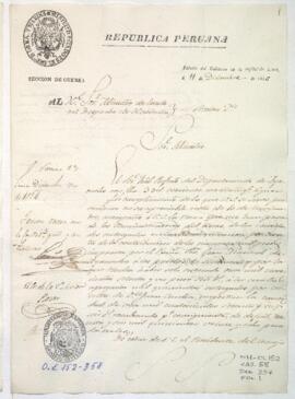 Cantidades entregadas a los pueblos de Huanta