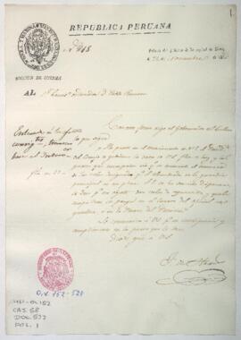 Solicitud de velas para alumbrado