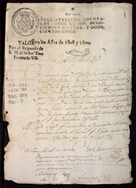 Entrega de testimonio de correspondencia