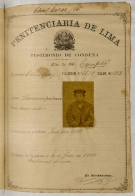 Testimonio de condena