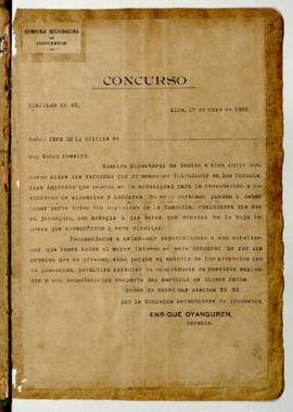 Borrador de circular