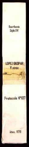 Protocolo notarial de Gaspar López