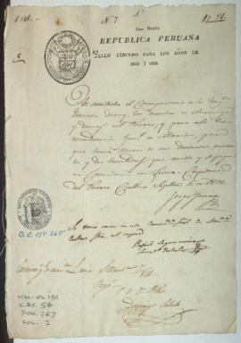 Solicitud de licencia de salida para barco