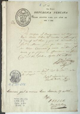 Solicitud de licencia de salida para barco