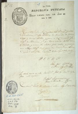 Solicitud de licencia de salida para barco