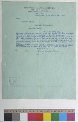 Pago de carneros y   compra de fideos y galletas