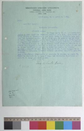 Finiquitar compra de carneros, recojo de víveres y remisión de lana