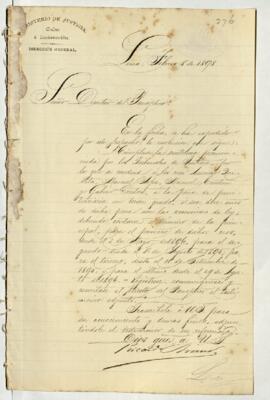 Testimonio de condena