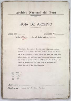 Cuentas de cargo y data