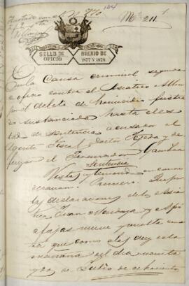 Testimonios de condena