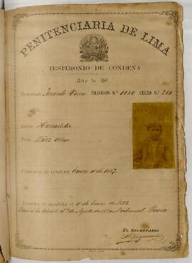 Testimonio de condena