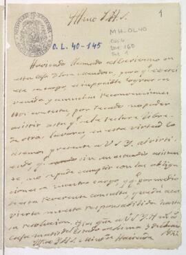 Destitución de cargo