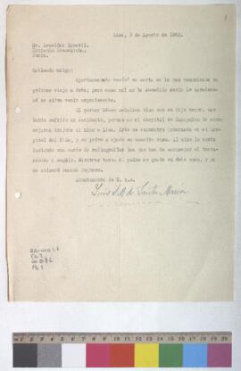 Viaje a Lima e internamiento