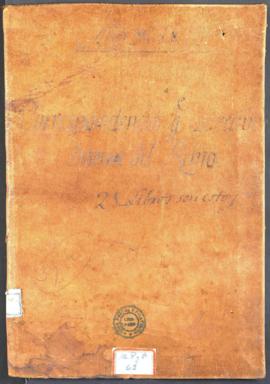 Libro de cargo de correspondencias