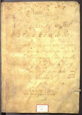 Libro de cargo y data de correspondencias