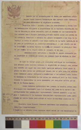 Contrato para abastecimiento de carne