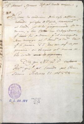 Solicitud de obsequio por transporte de bienes