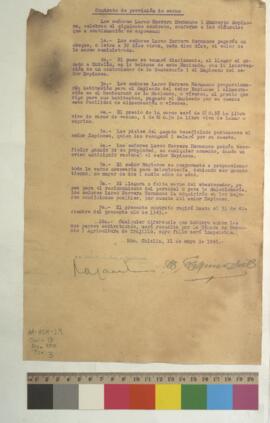 Contrato de provisión de carne