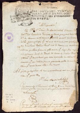 Entrega de testimonio