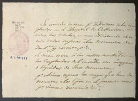 Solicitud de documentos