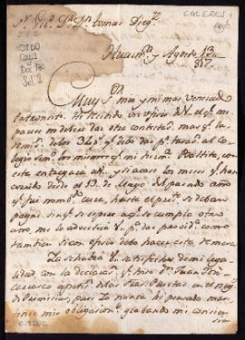 Remisión de cantidad de pesos