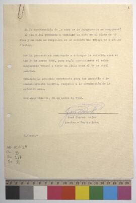 Carta de compromiso.