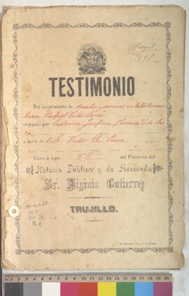 Testimonio de venta de derechos